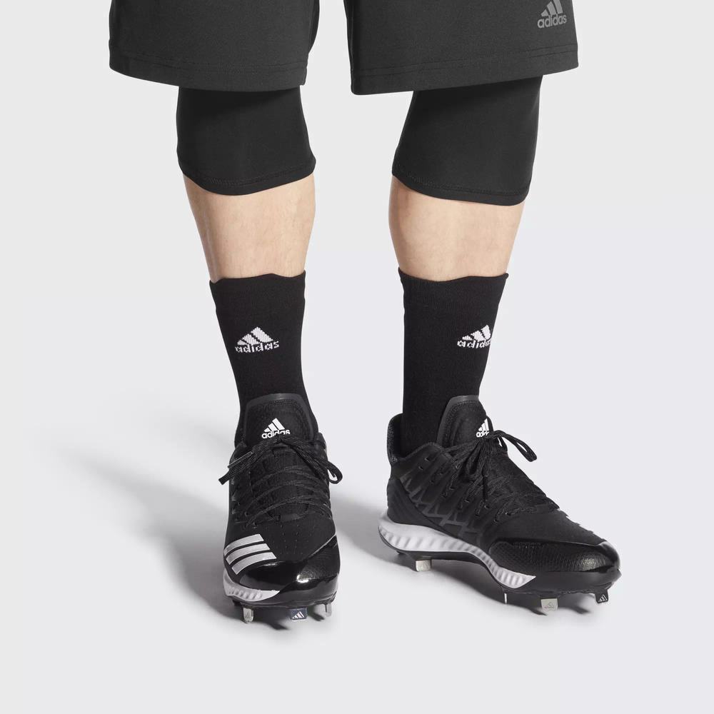 Adidas Icon Bounce Spikes De Beisbol Negros Para Hombre (MX-55833)
